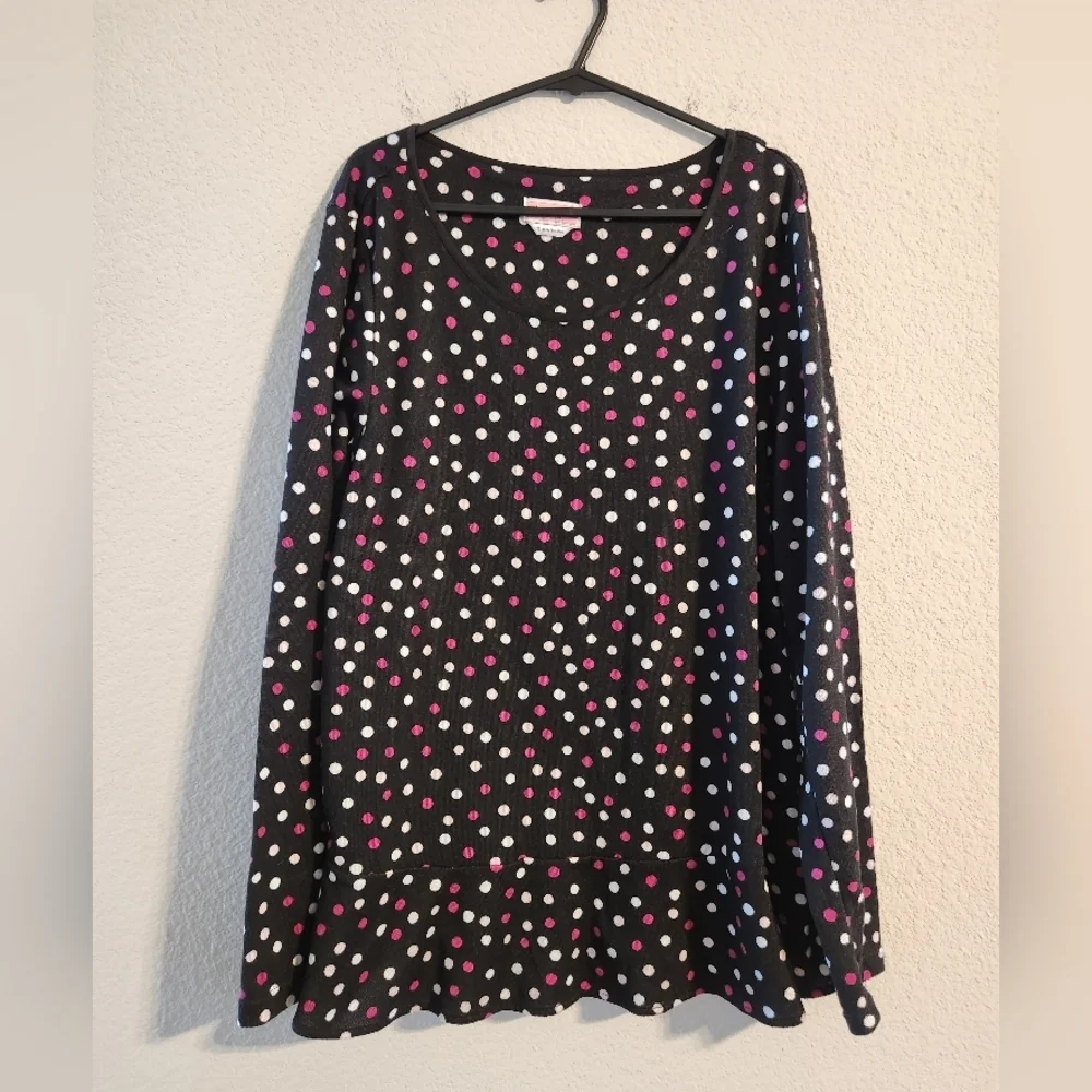 Kate Spade Black Polka Dot Sweater size medium